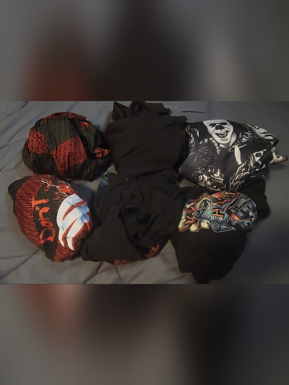 Horror shirts and pajamas bundle lot M-L-XL range
